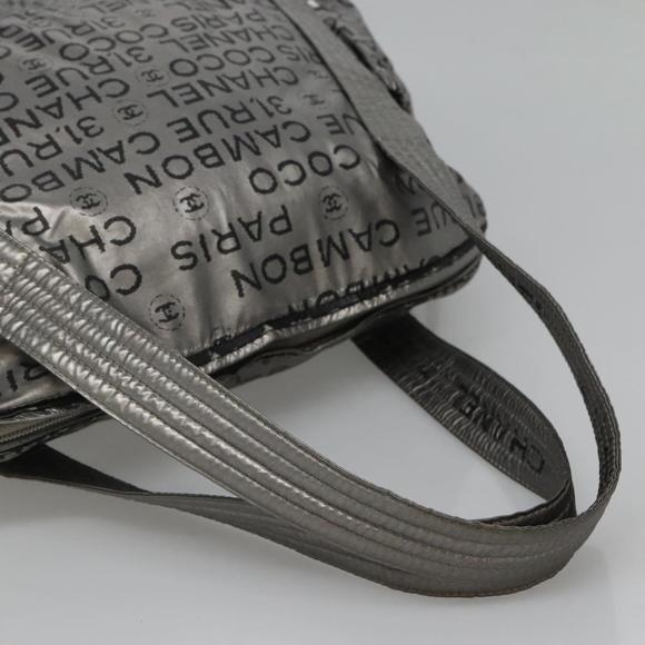 CHANEL Unlimited Tote Bag Nylon Silver CC Auth BA586 - Picture 7 of 16
